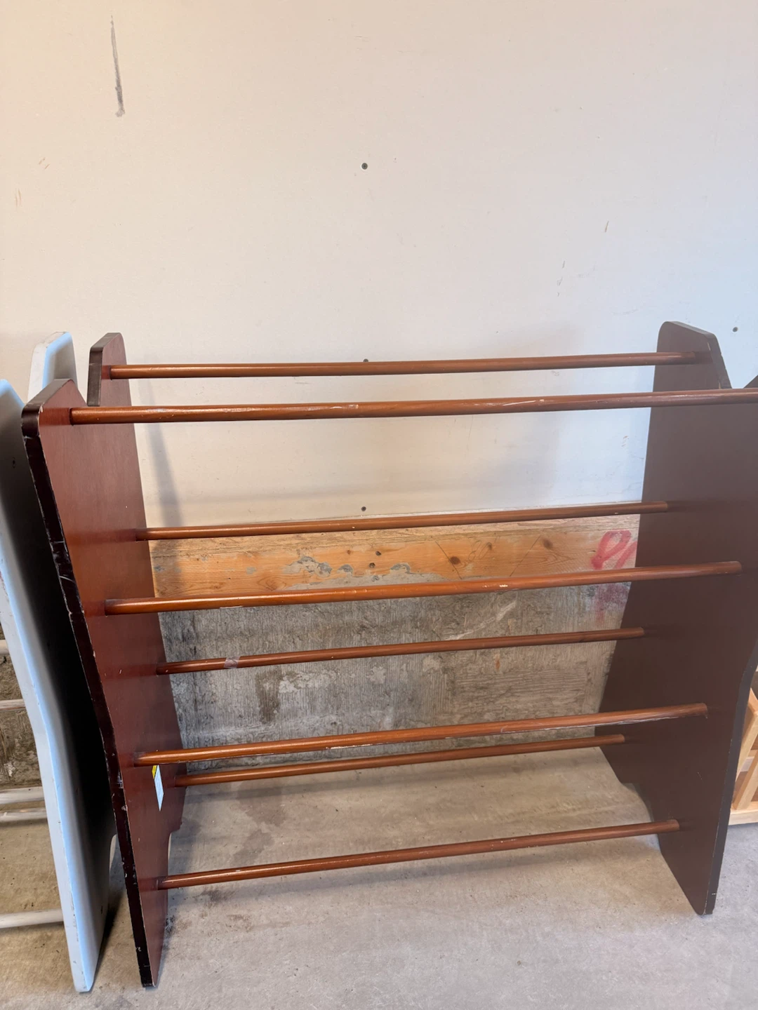 Brown Wooden versatile shelf