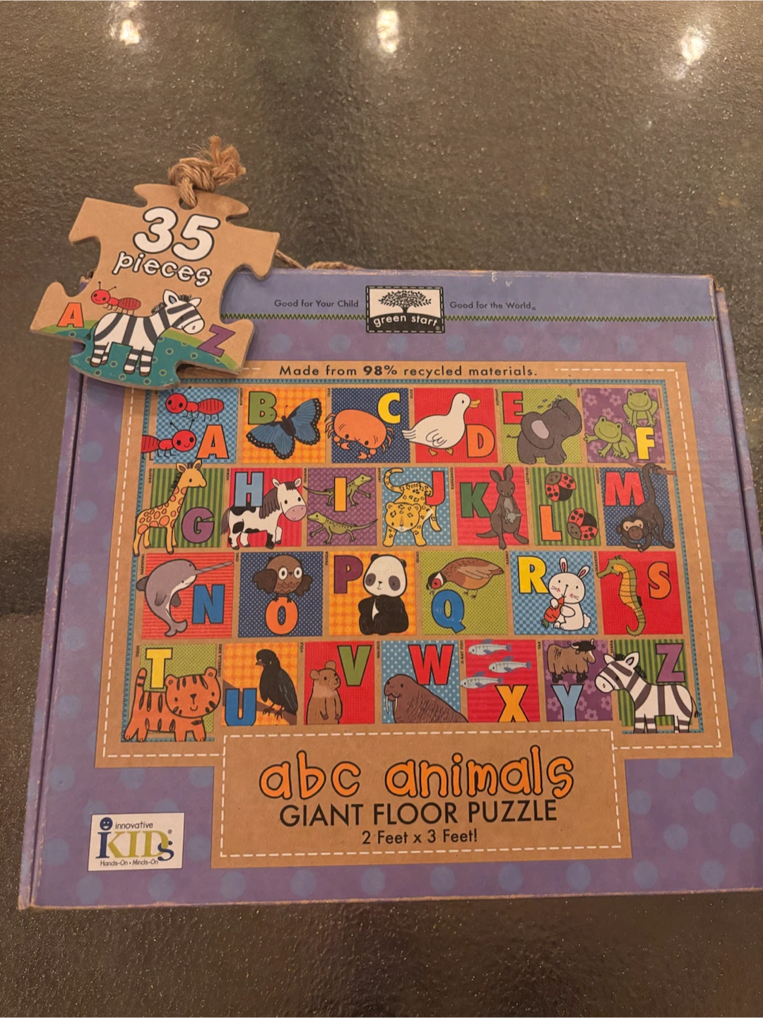 Innovative Kids ABC Animals Giant Floor Puzzle - photo 2
