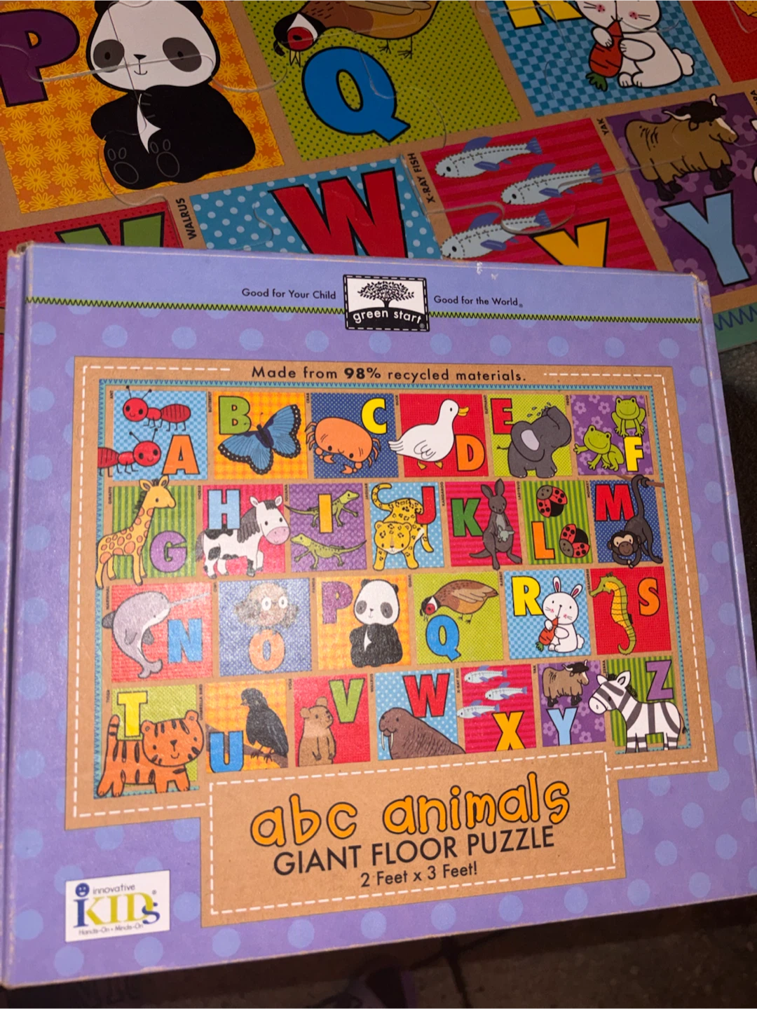 Innovative Kids ABC Animals Giant Floor Puzzle - photo 4