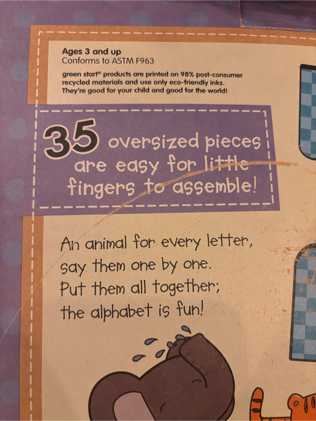 Innovative Kids ABC Animals Giant Floor Puzzle - photo 5