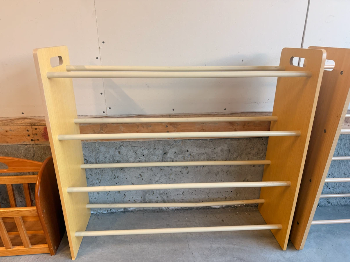 Wooden Toy shelf