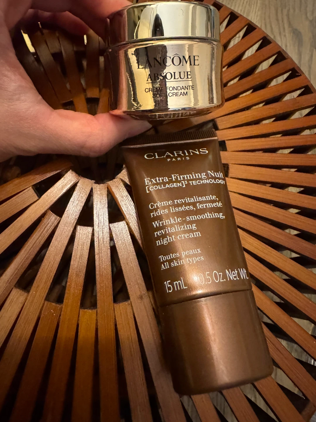 Lancôme Absolue Cream and Clarins Extra-Firming Night Cream - photo 2