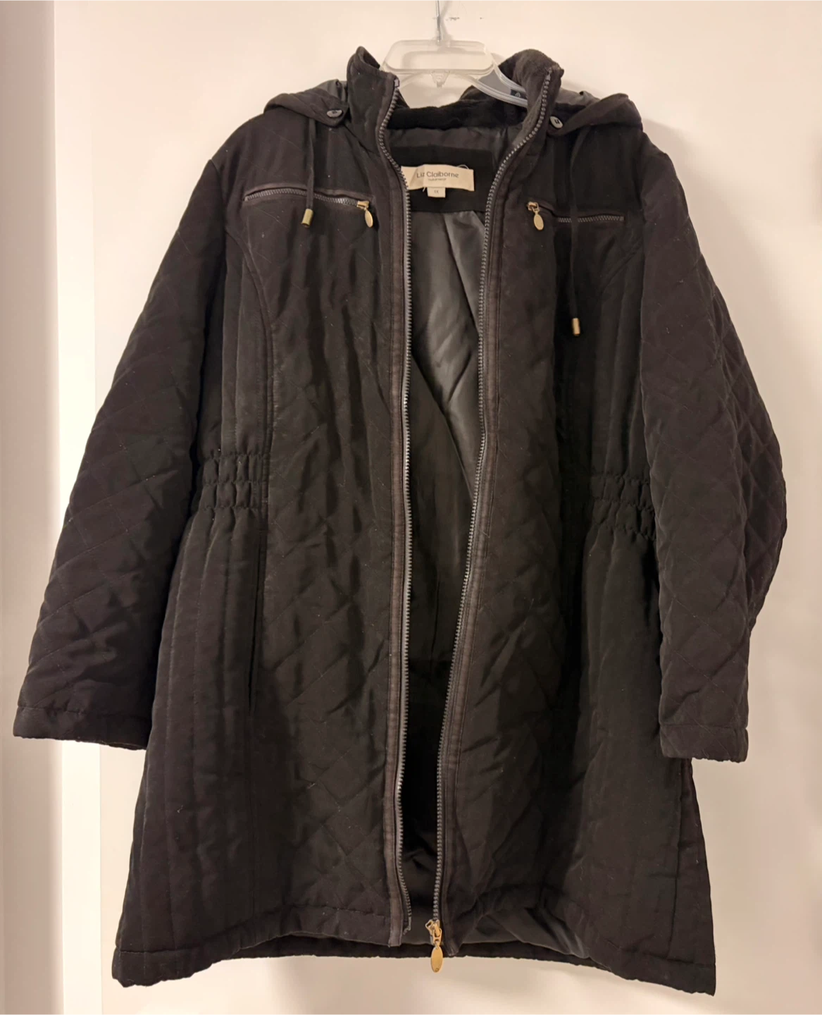 Manteau matelassé femme 1X noir – Excellent état