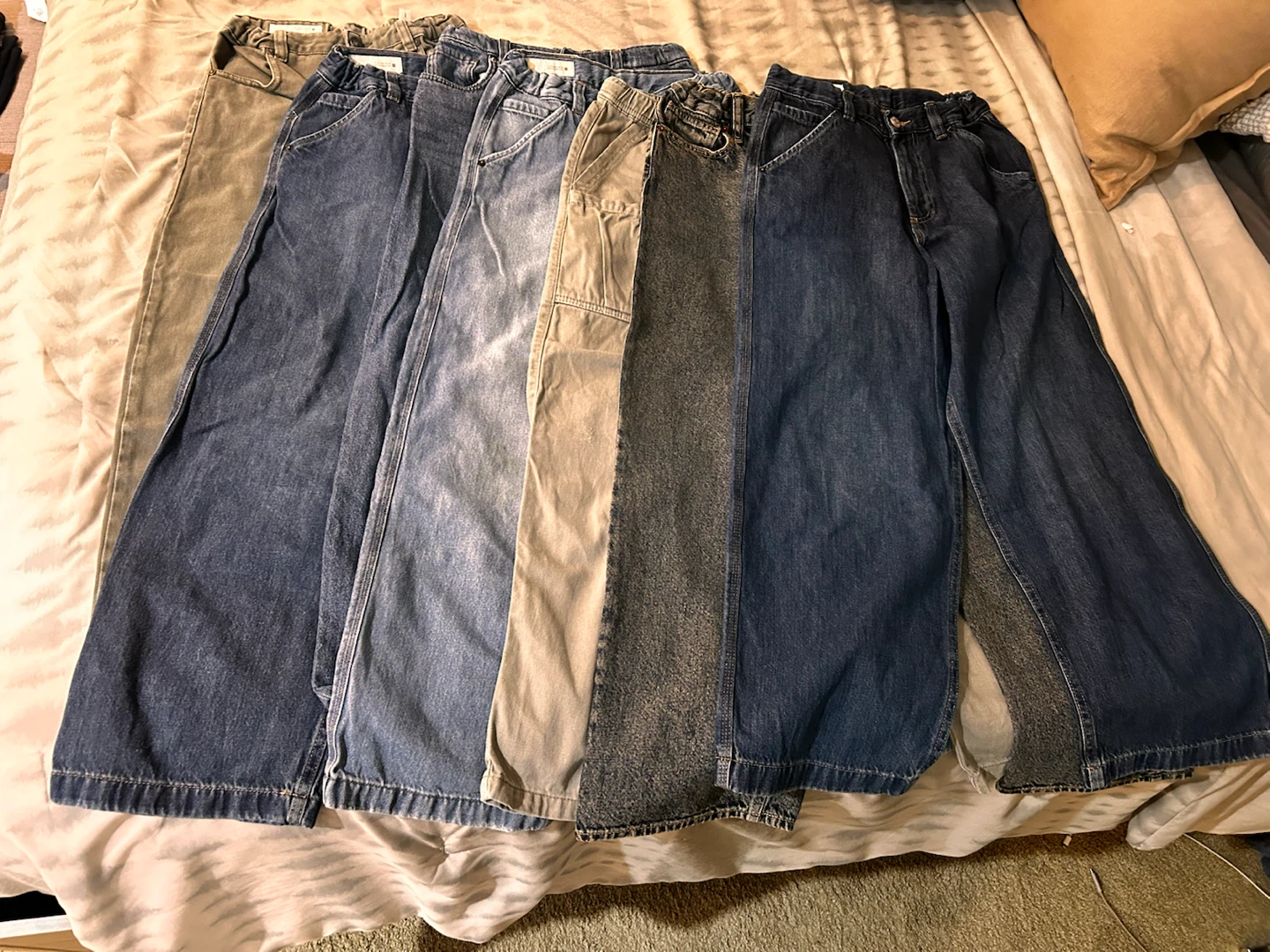 7 pairs - Zara Kids Jeans Bundle, Size 11-12 Years