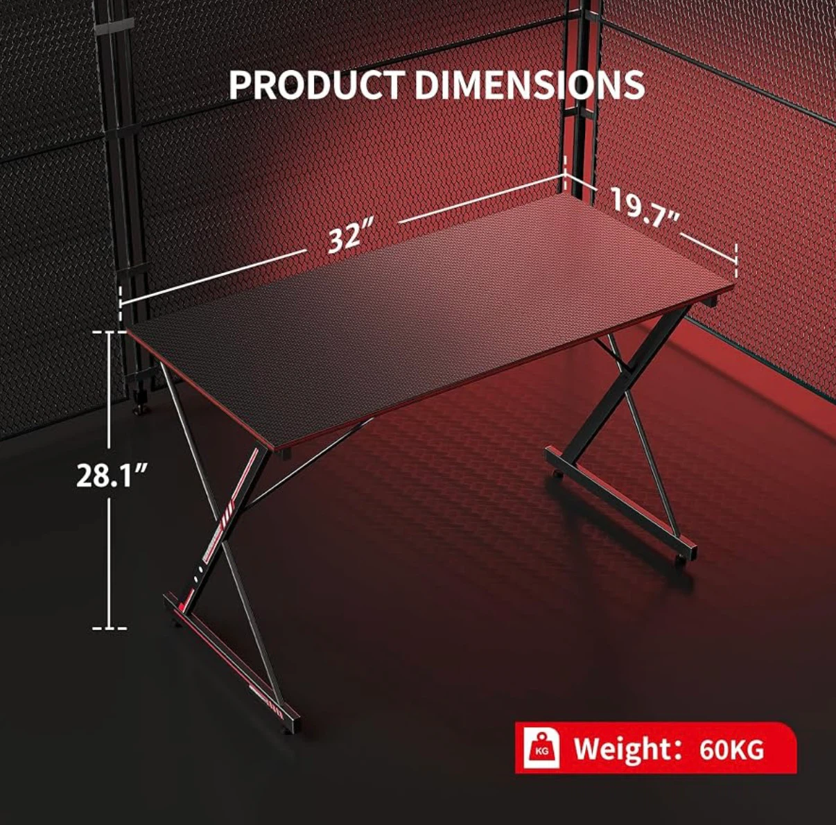 DESINO Gaming Desk 32 inch - photo 3