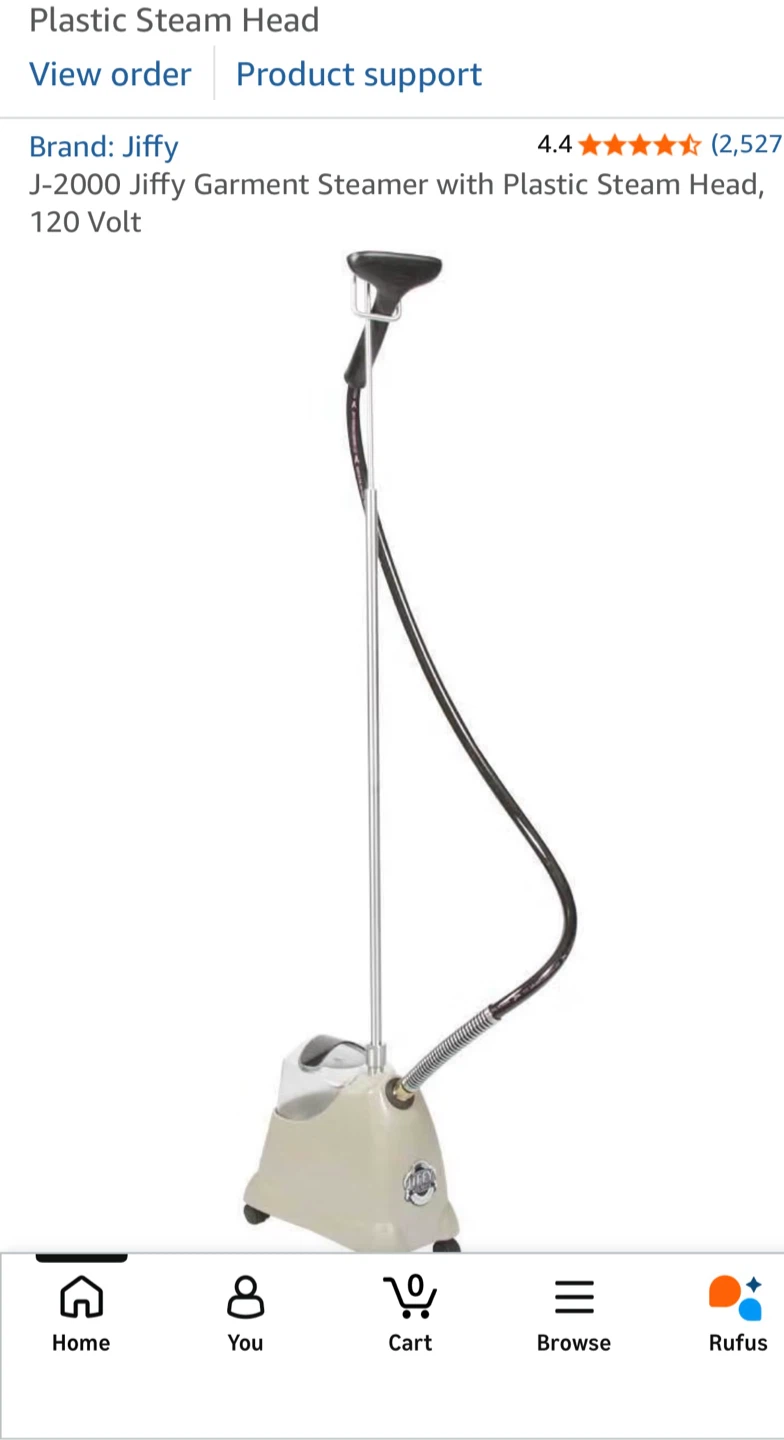 Jiffy Steamer J-2000 Garment Steamer - photo 3
