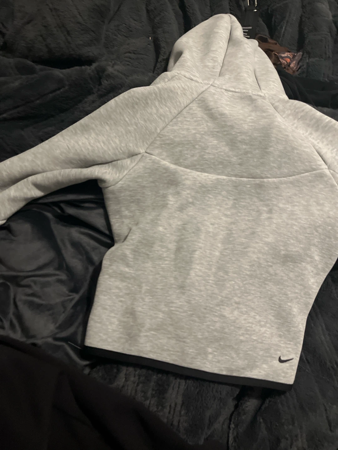Nike Tech Fleece Full Zip Hoodie Grey Size Small - photo 4