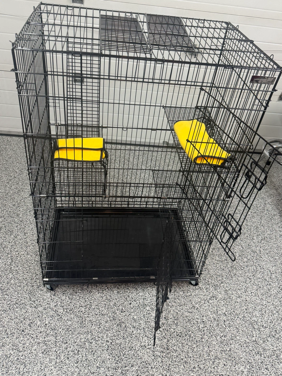 Large 3-Tier Cat Cage Playpen Box Crate Kennel