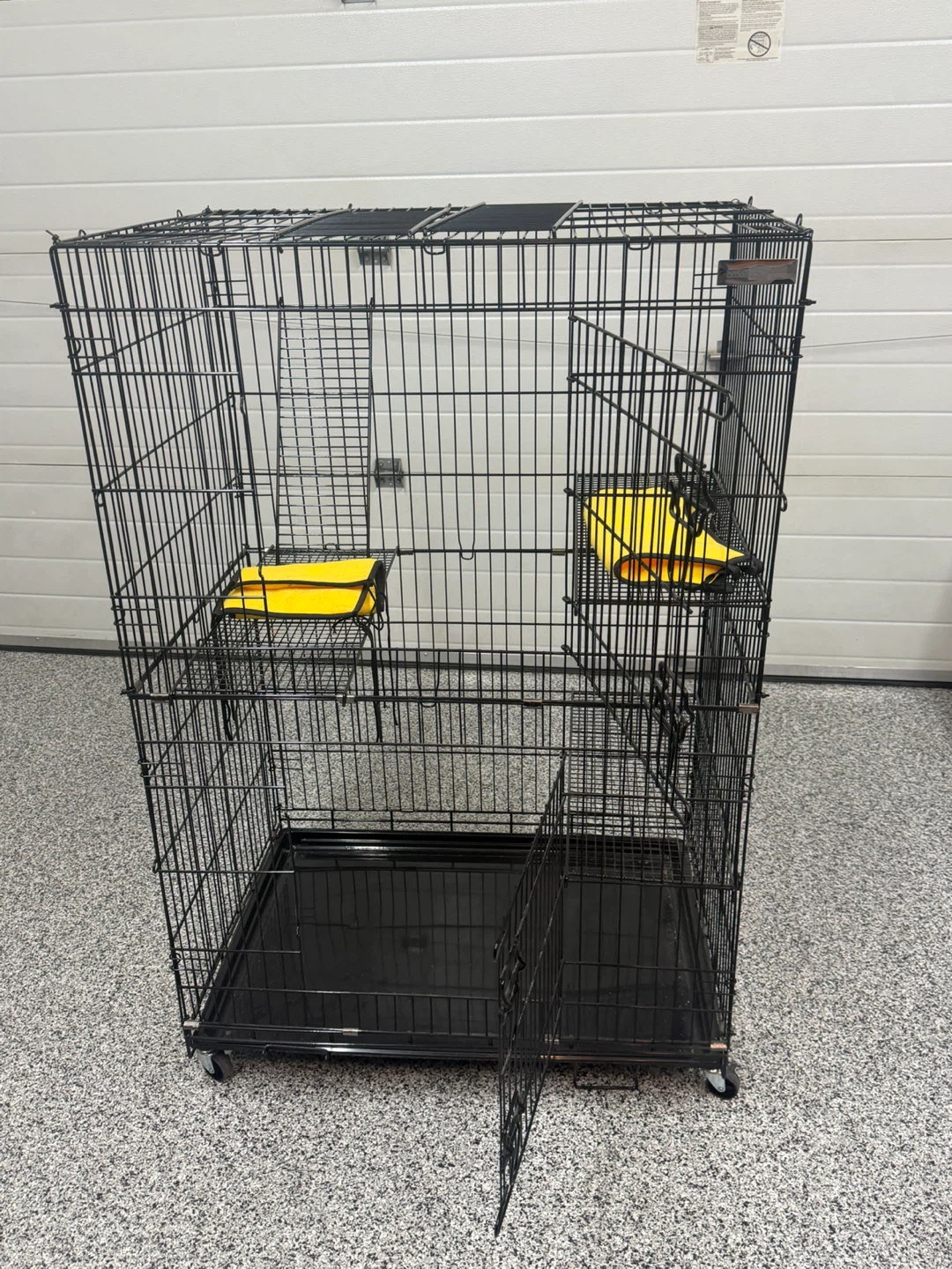 Large 3-Tier Cat Cage Playpen Box Crate Kennel - photo 3