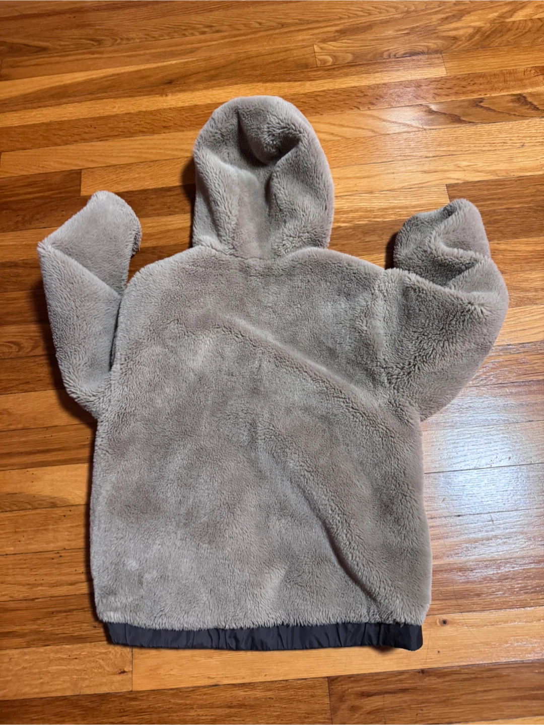 Zara Girls Faux Fur Hooded Jacket - photo 2
