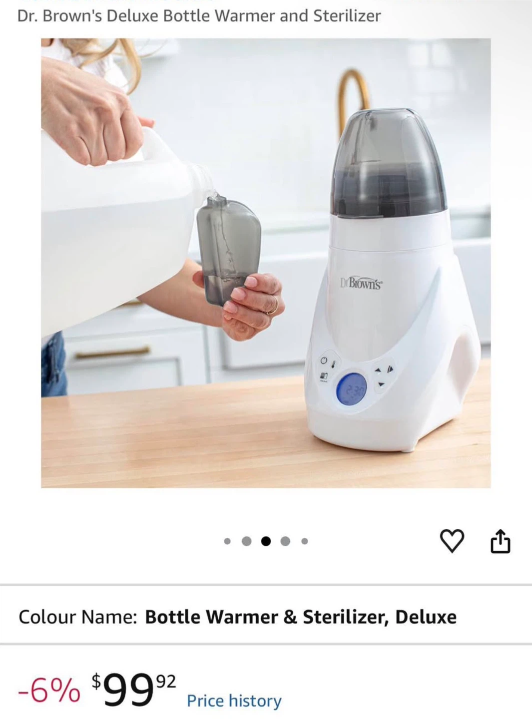Dr. Brown's Deluxe Bottle Warmer and Sterilizer - photo 2