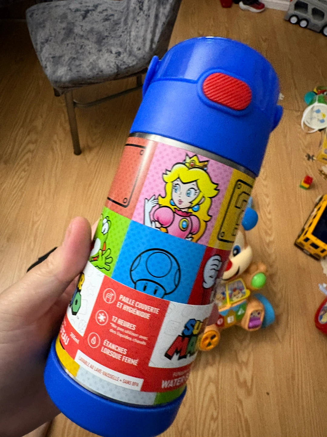 Super Mario Stainless Steel Water Bottle