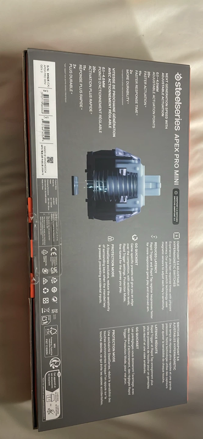 SteelSeries Apex Pro Mini Keyboard gen 3 - photo 3