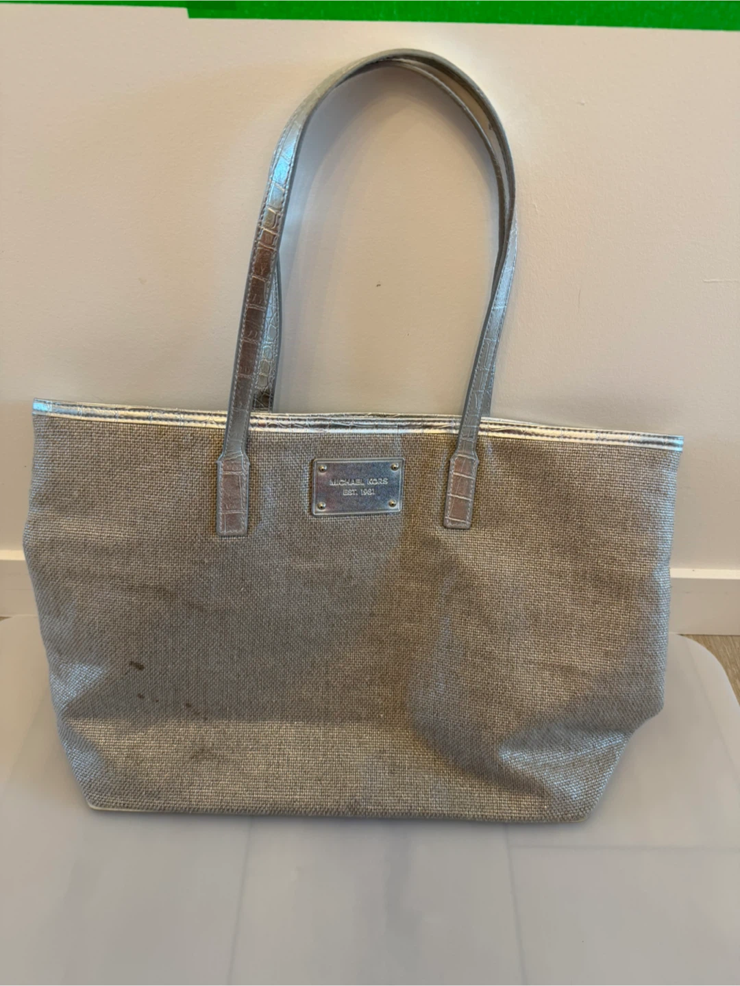 Michael Kors Metallic Tote Bag