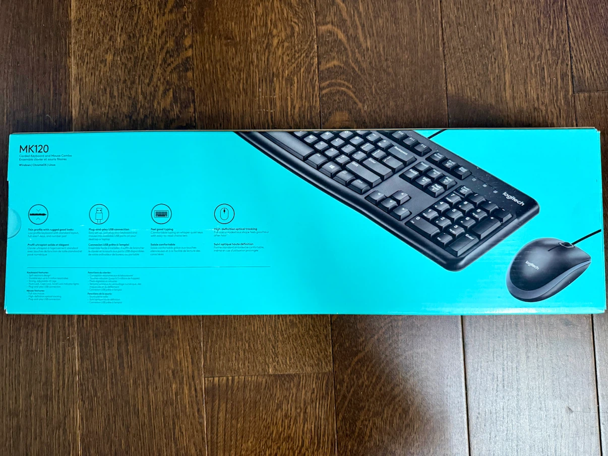 [NEW] Logitech MK120 Corded Keyboard and Mouse Combo - photo 3