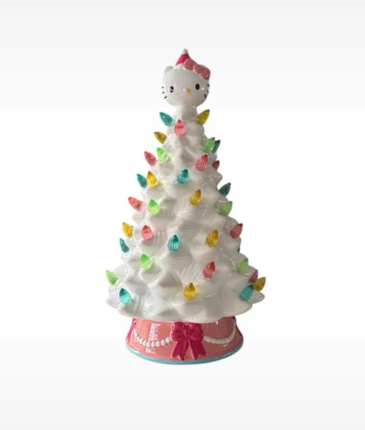 Hello Kitty Ceramic Christmas Tree with Lights