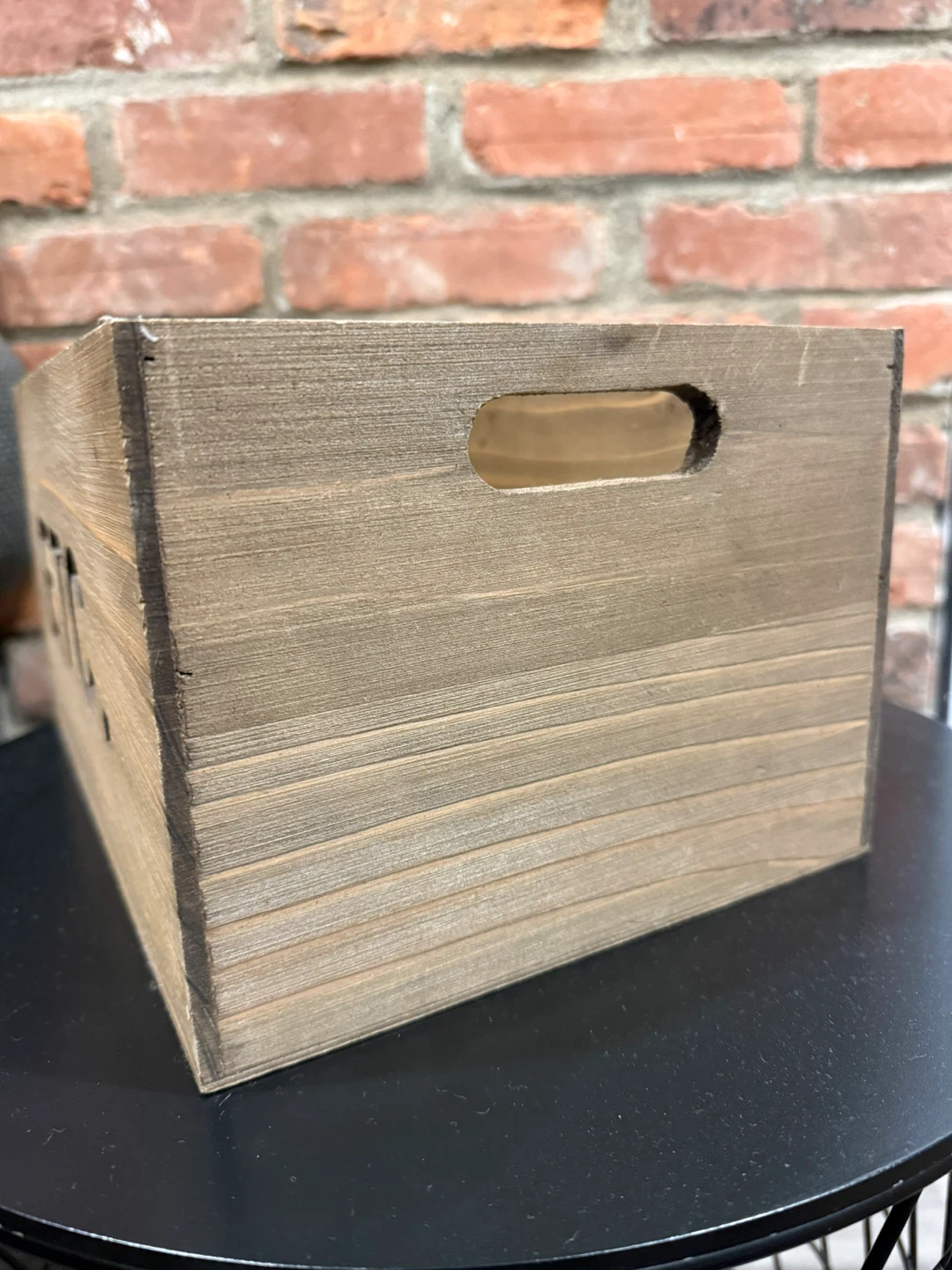 Rustic Wooden Storage Crate - photo 3
