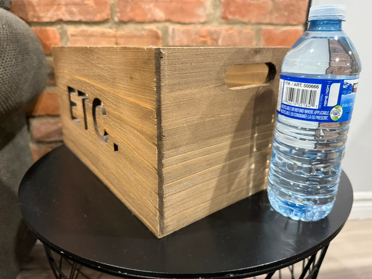Rustic Wooden Storage Crate - photo 4