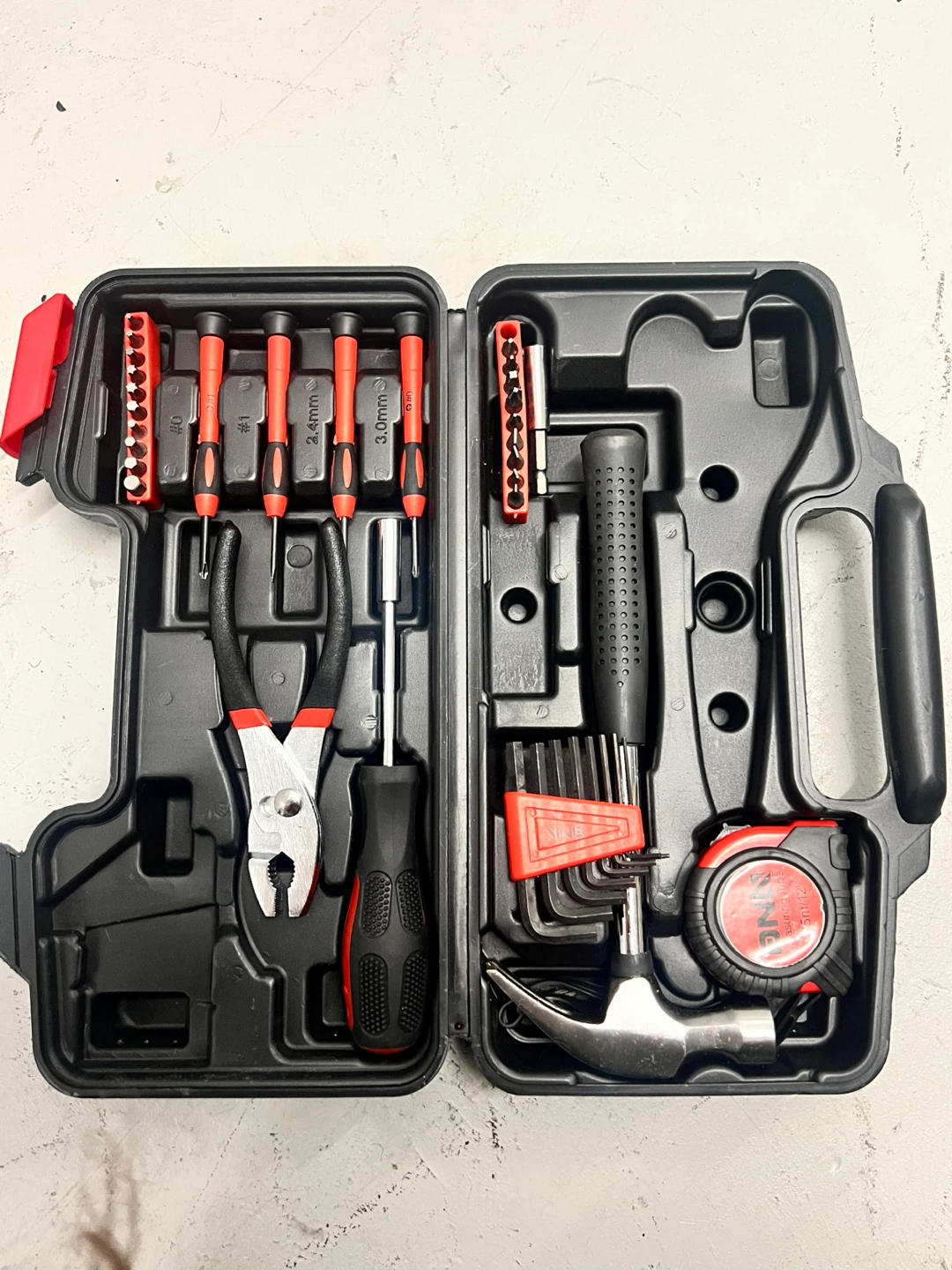 Onn Tool Set in Carrying Case