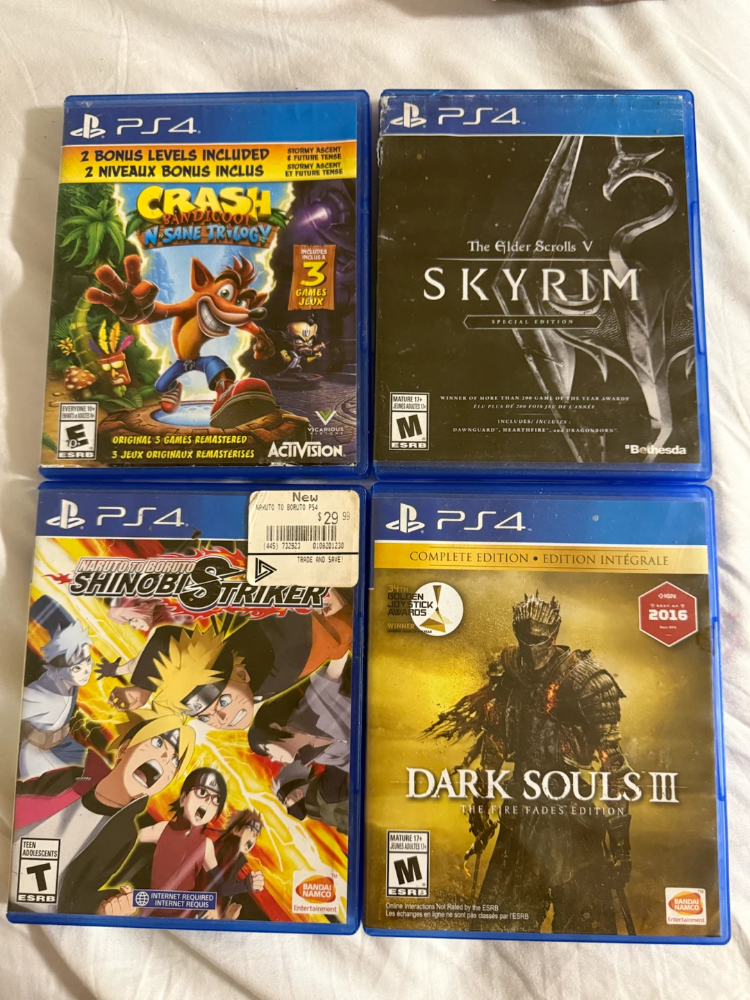 4 PlayStation 4 Games Bundle