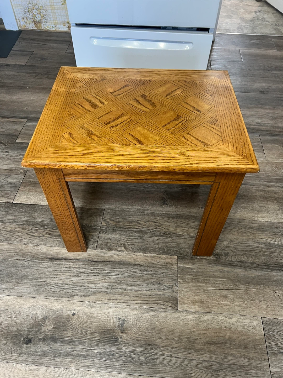 Side Table – Freshly Refinished Top - photo 2
