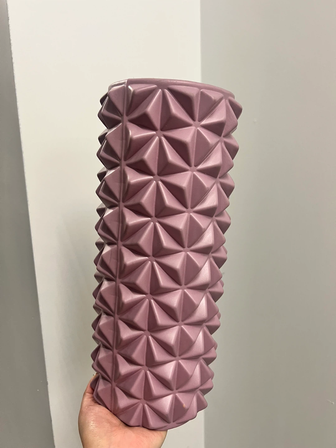 Pink Geometric Foam Roller
