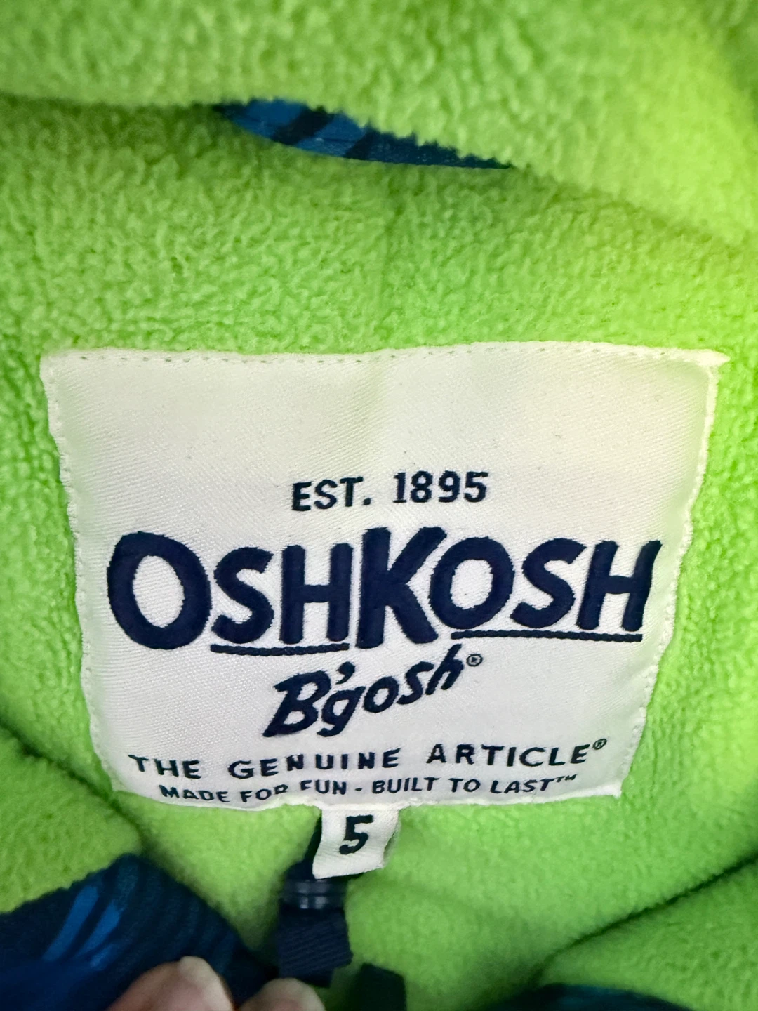 OshKosh Winter Jacket & Snow Pants – Kids Size 5