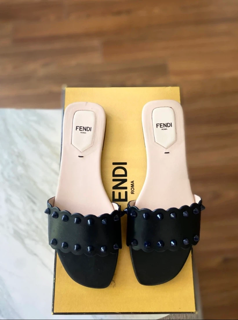Fendi Studded Sandals