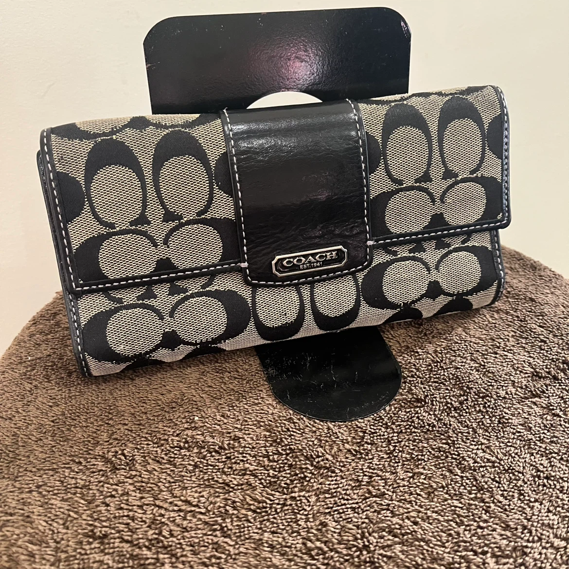Coach Signature Print Wallet