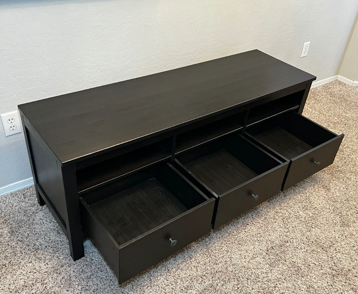 IKEA HEMNES TV stand with 3 drawers - photo 2
