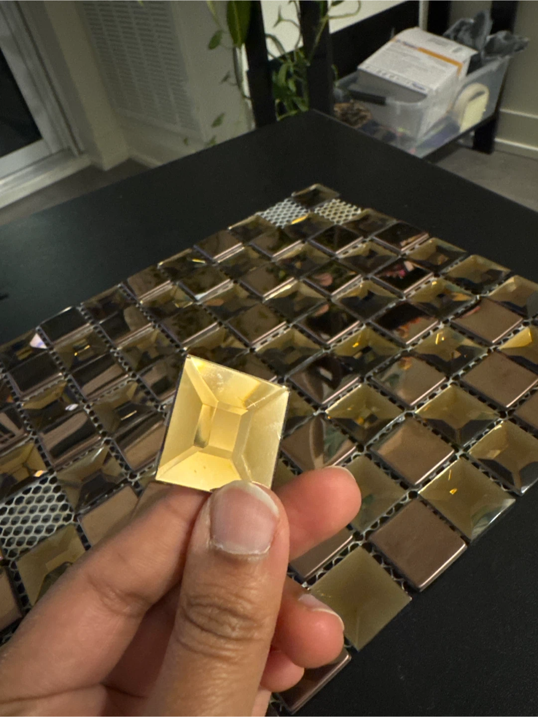 Glass Mosaic Tile Sheet - photo 3