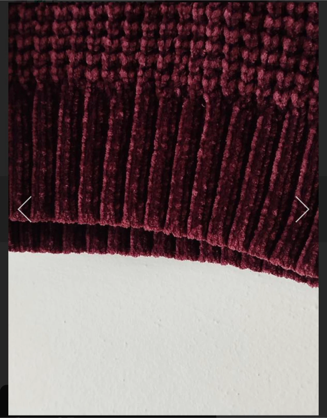 Burgundy Mock Neck Chenille Sweater - photo 3