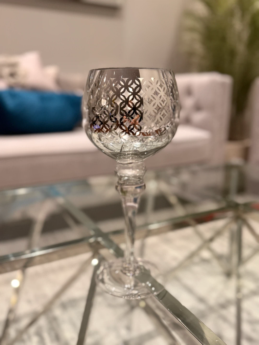 Contemporary Silver/Chrome Tabletop Decor Accent Set (3 Pieces) - photo 2