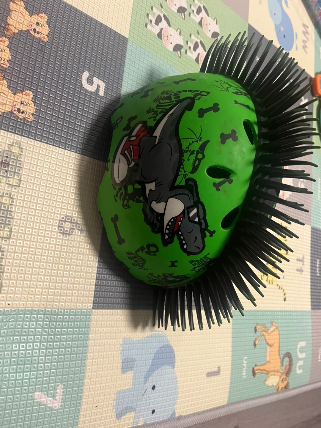 Toddler Dinosaur Mohawk Helmet
