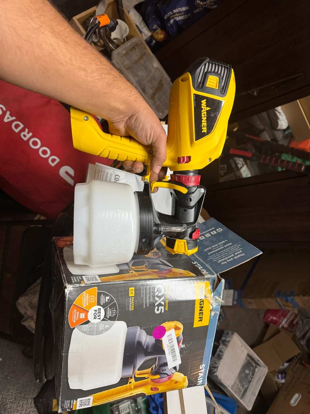 Wagner Control Spray QX5 Handheld Stain Sprayer - photo 2