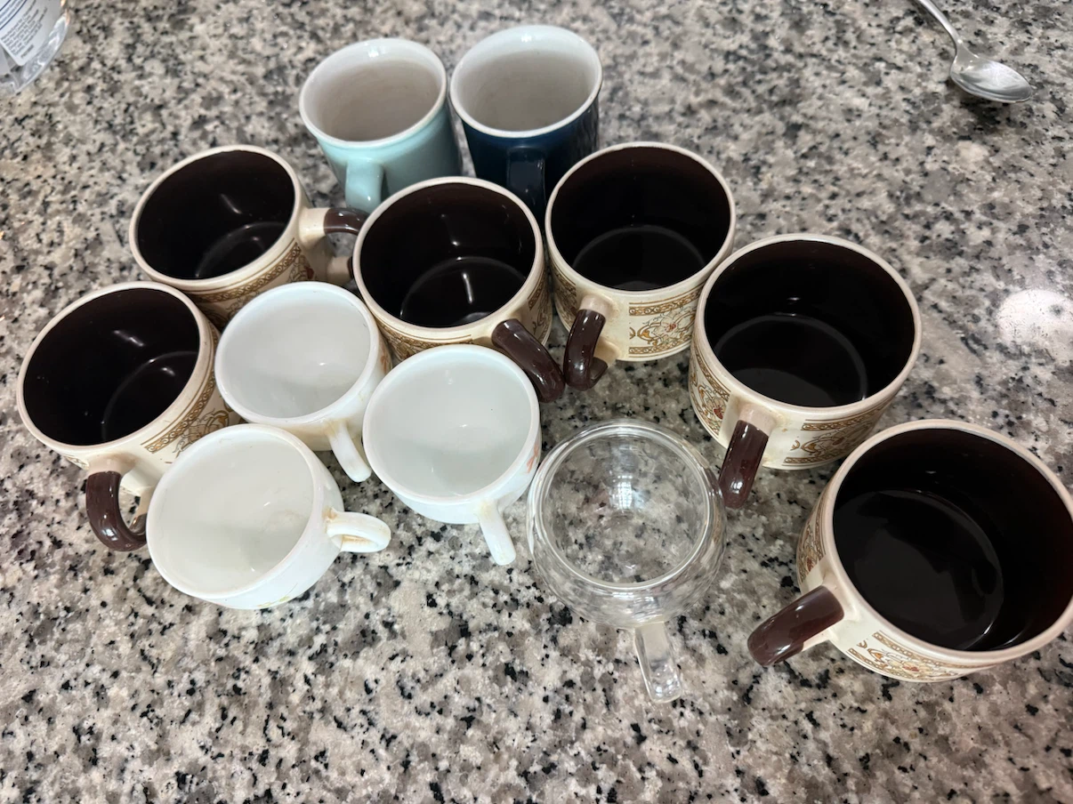 Assorted Coffee and Tea Mugs Set
