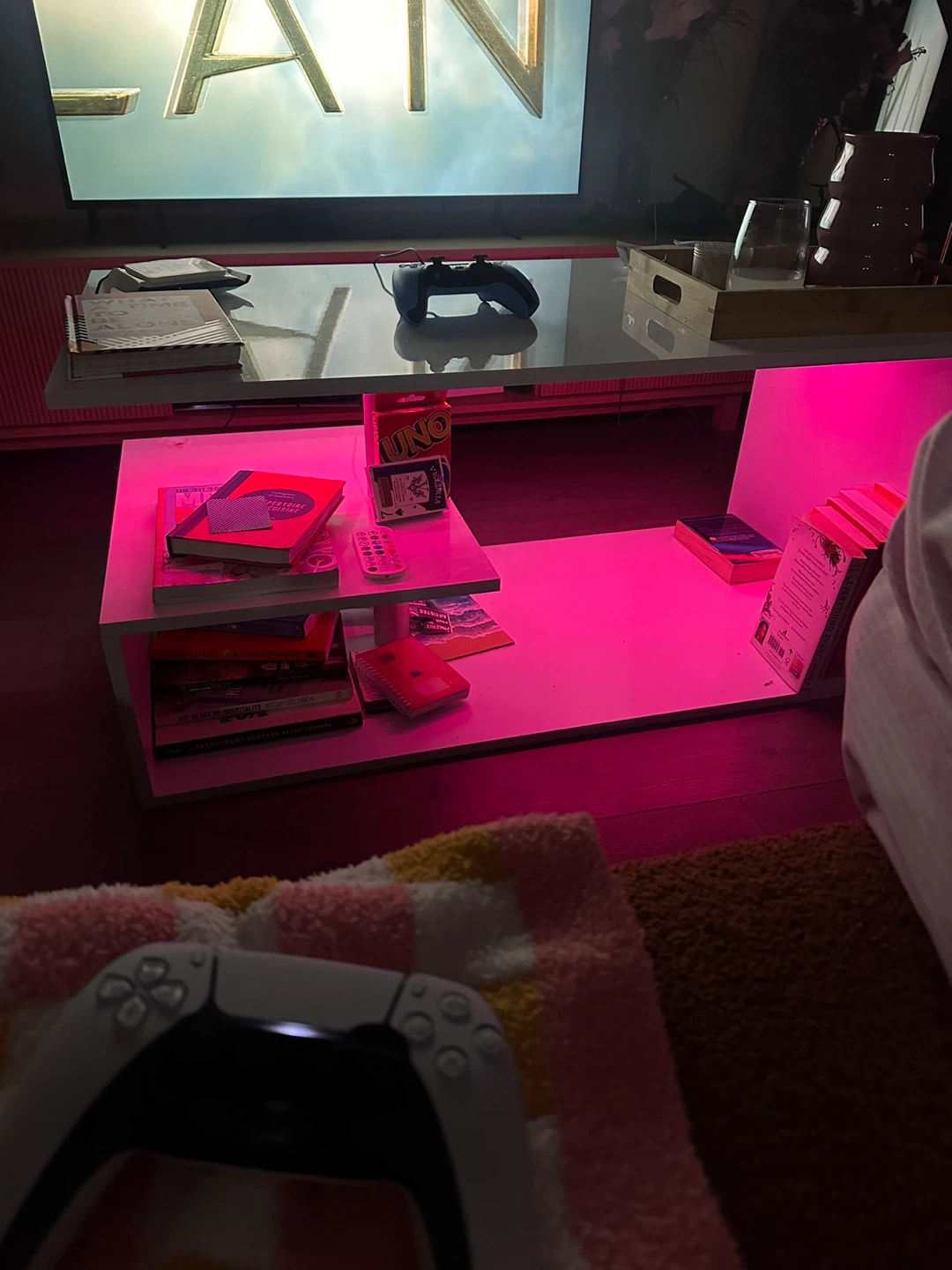Modern LED Coffee Table with Storage - photo 4