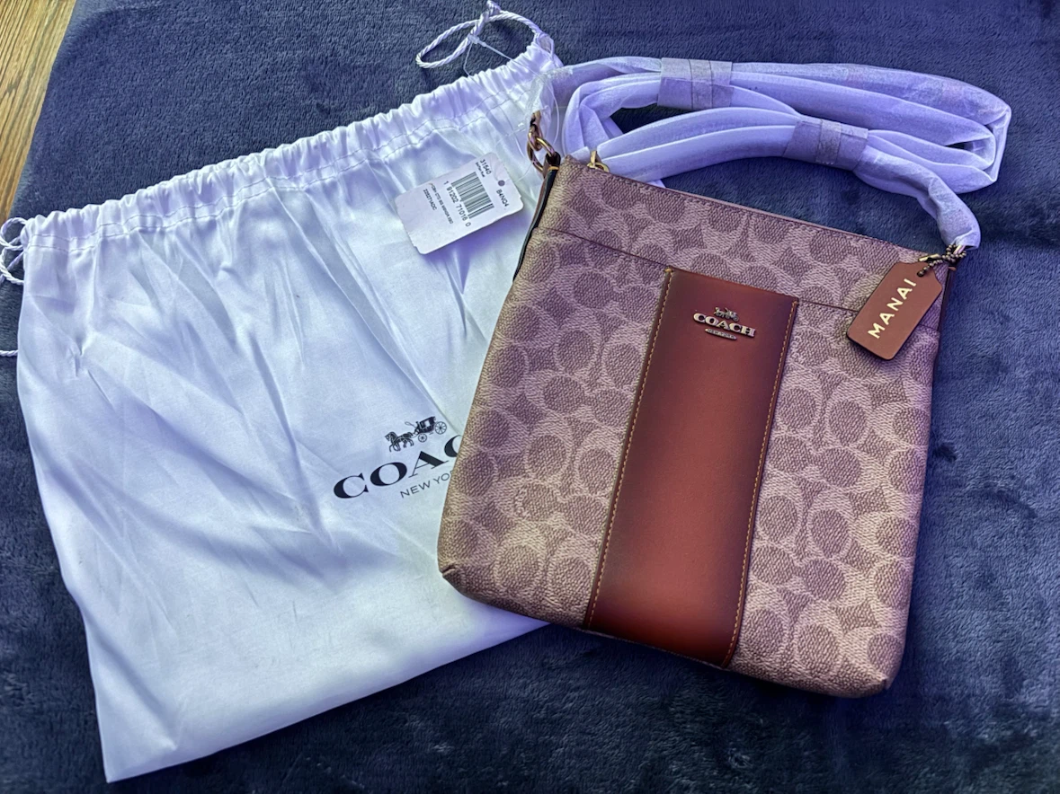 Brand New with tag Coach Signature Crossbody Bag