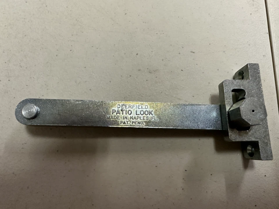 Deerfield Patio Door Lock.