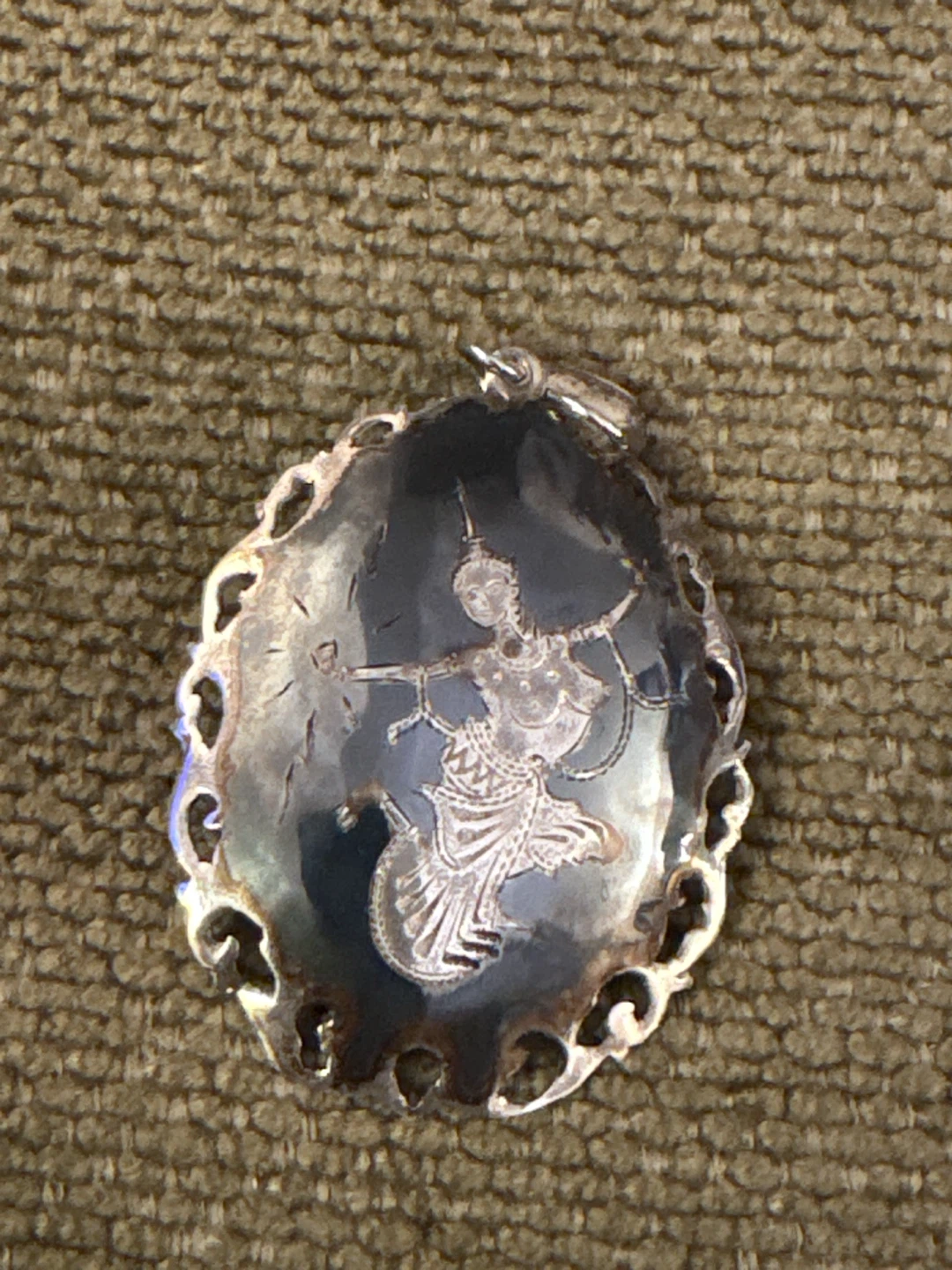 Vintage Siam Sterling Silver Pendant