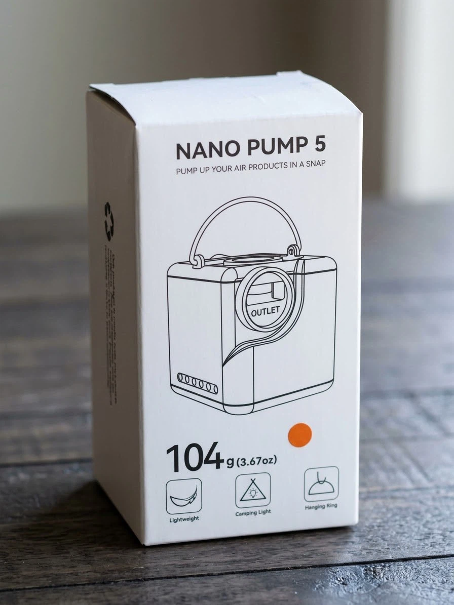VOLLYC Nano Pump 5 - Mini Electric Air Pump & Camping Light 🧡 - photo 3