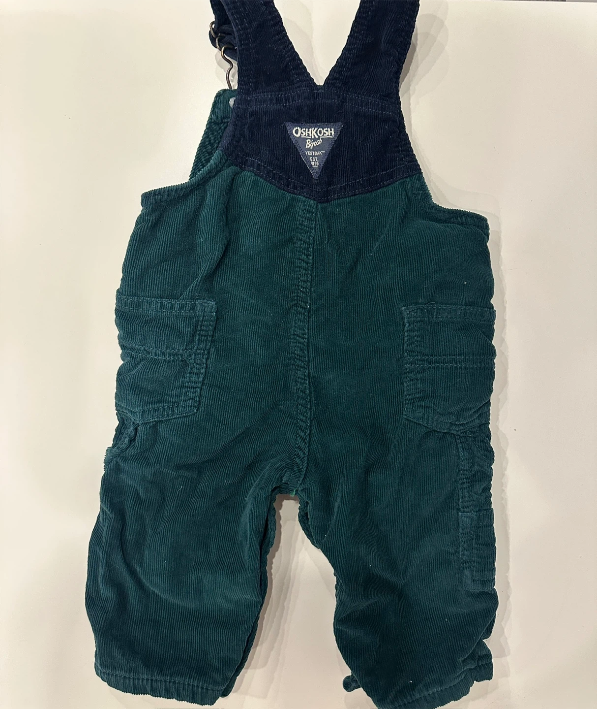 OshKosh Corduroy Overalls 6M Green - photo 2
