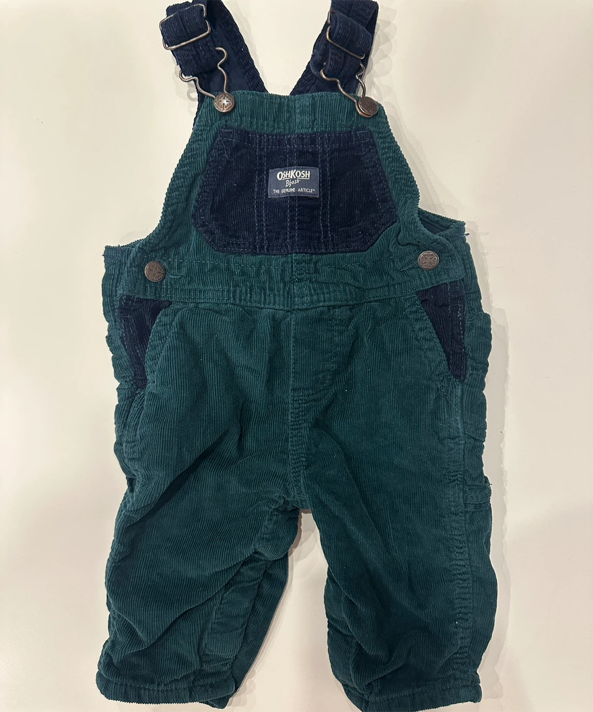 OshKosh Corduroy Overalls 6M Green