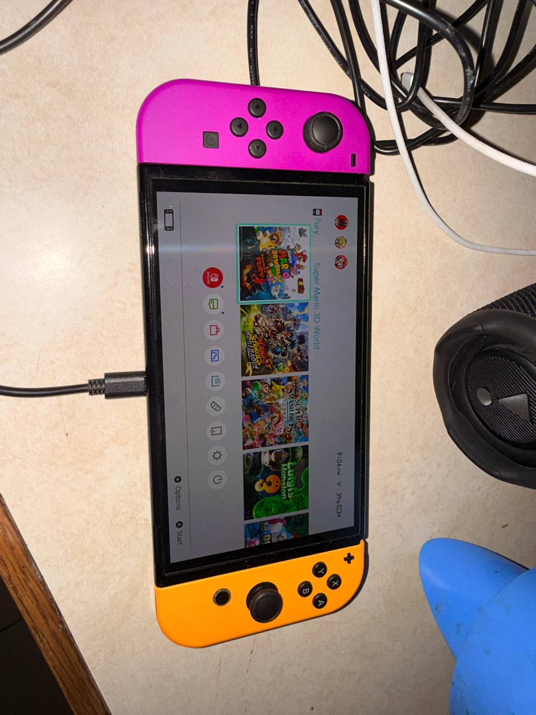 Nintendo Switch Console with Neon Joy-Cons