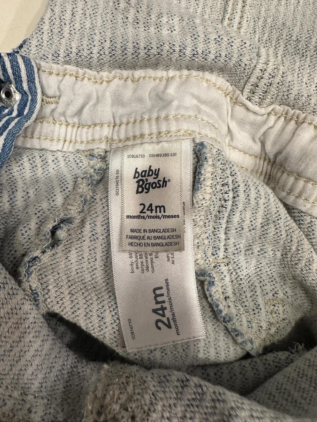 Baby B'gosh Striped Overalls 24M - photo 4
