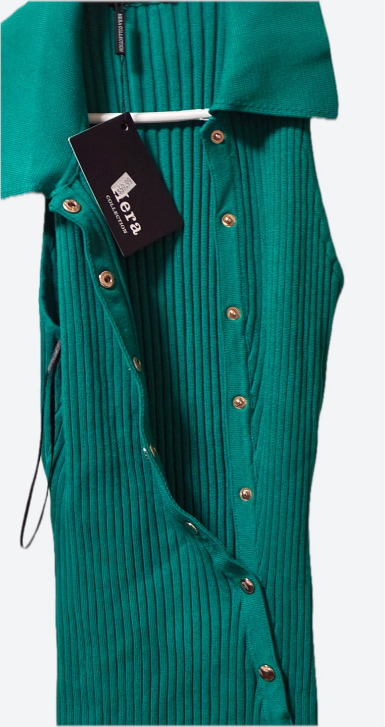 Hera Collection Green Ribbed Jumpsuit - photo 4