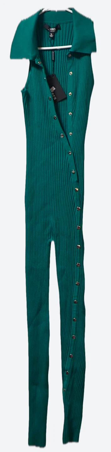 Hera Collection Green Ribbed Jumpsuit - photo 5