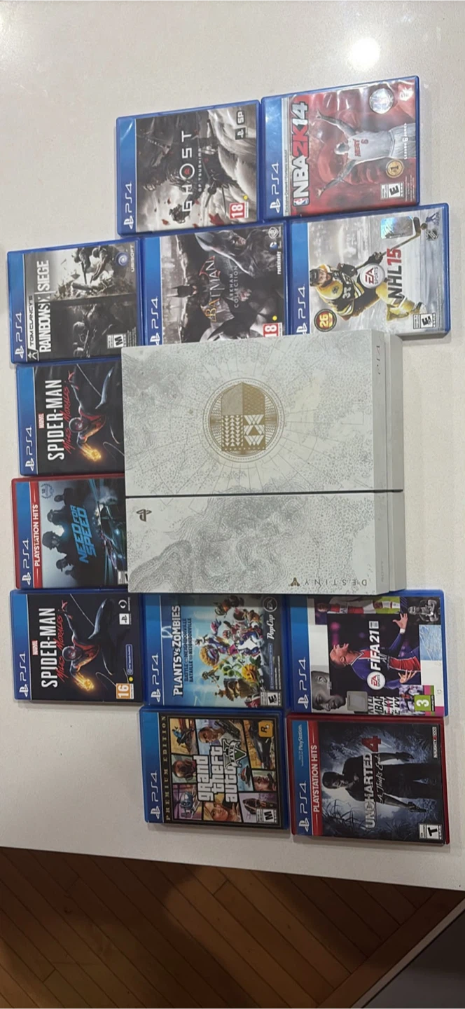 PlayStation 4 Destiny Limited Edition Console with 12 Games