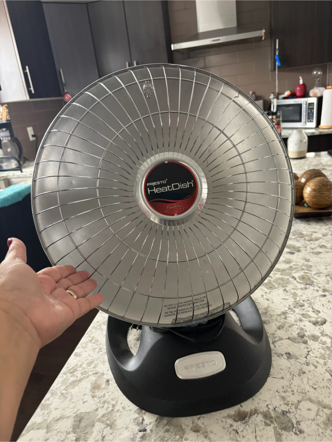Presto HeatDish Parabolic Electric Heater