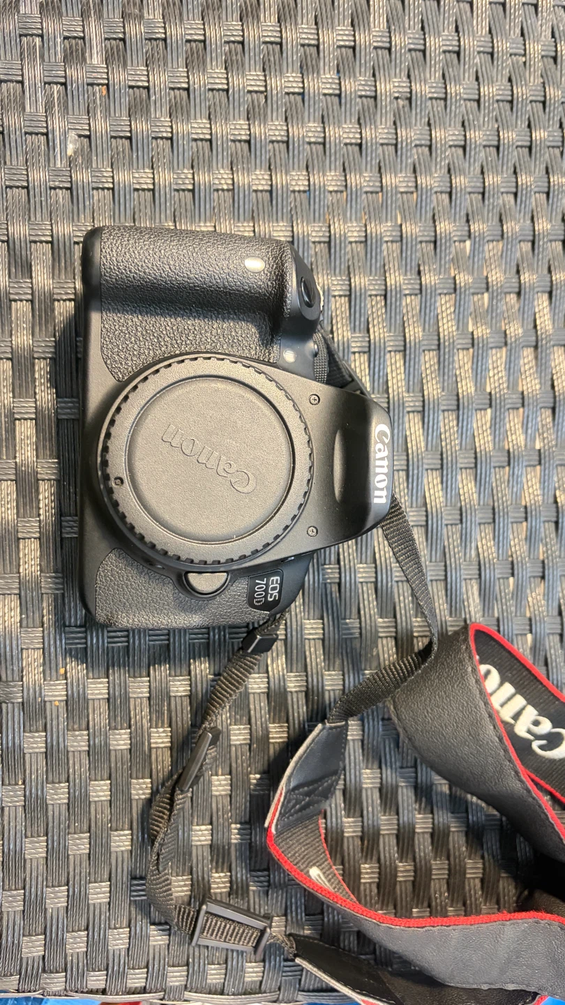 Canon EOS 700D Camera with Two Lenses